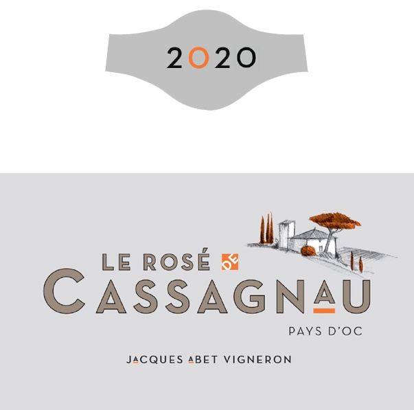 Le Rosé de Cassagnau IGP Pays d'Oc Rosé 2020