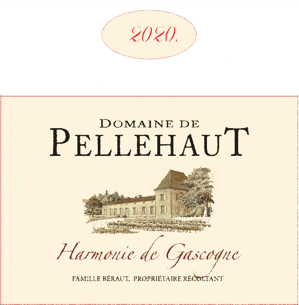 Domaine de Pellehaut Harmonie de Gascogne IGP Côtes de Gascogne Rouge 2020