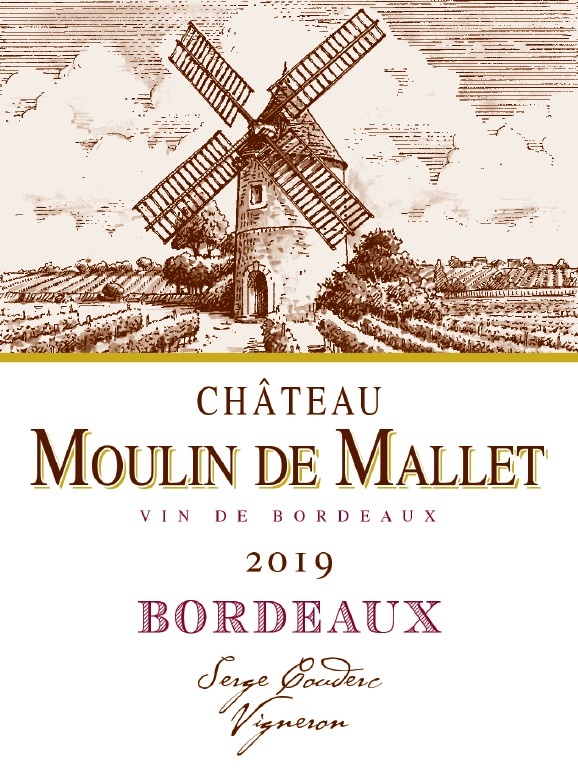Château Moulin de Mallet AOC Bordeaux Red 2019