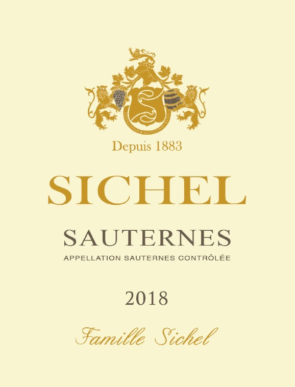 Sauternes Sichel AOC Sauternes Blanc Liquoreux 2018