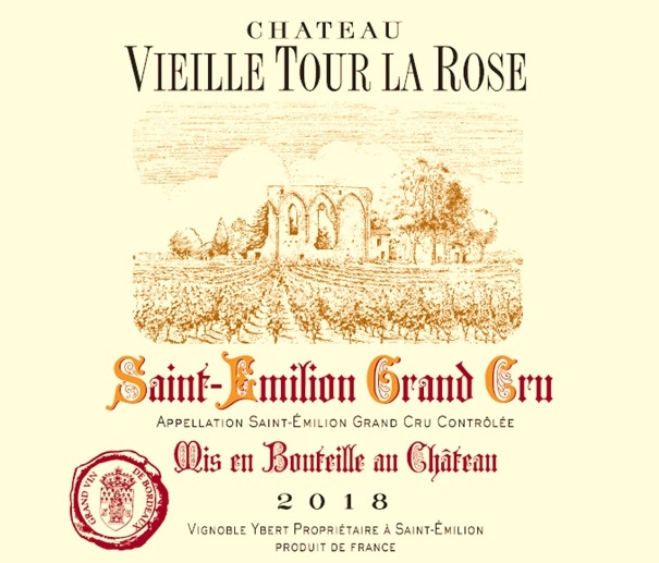 Château Vieille Tour La Rose AOC Saint-Emilion Grand Cru Red 2018
