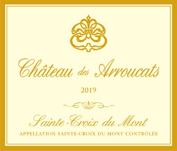 Château des Arroucats AOC Sainte-Croix-du-Mont Sweet Wine 2019