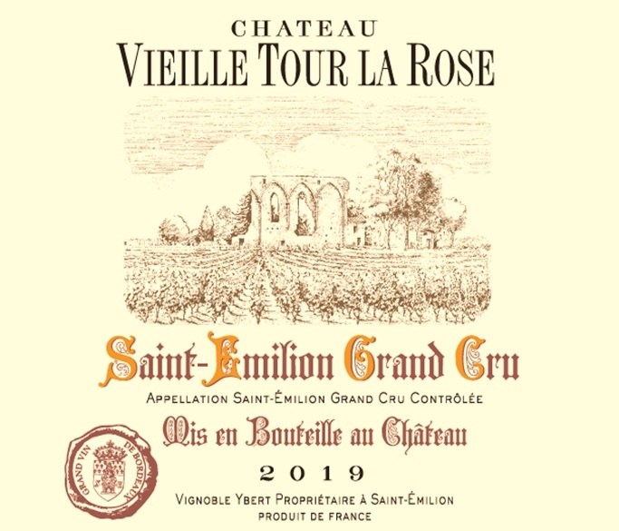 Château Vieille Tour La Rose AOC Saint-Emilion Grand Cru Red 2019