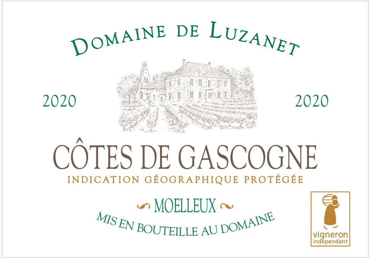 Domaine de Luzanet - Moelleux IGP Côtes de Gascogne Blanc 2020