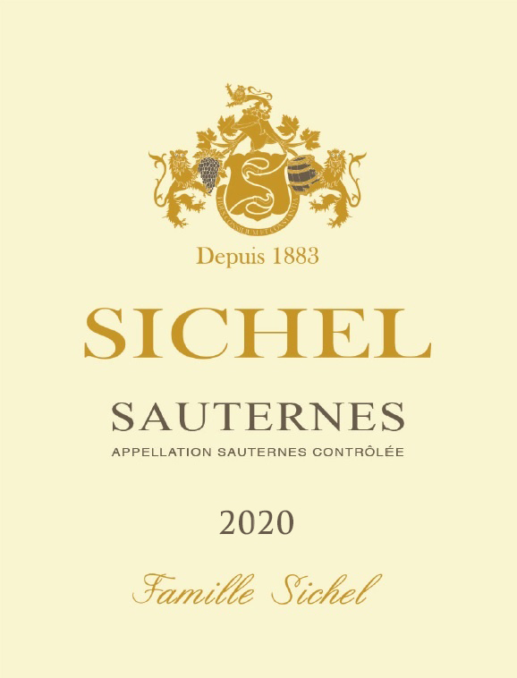 Sauternes Sichel AOC Sauternes Blanc Liquoreux 2020