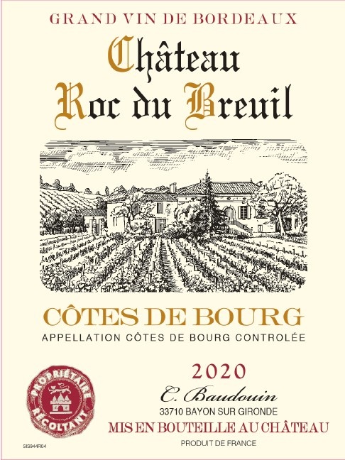Château Roc du Breuil AOC Côtes de Bourg Rouge 2020