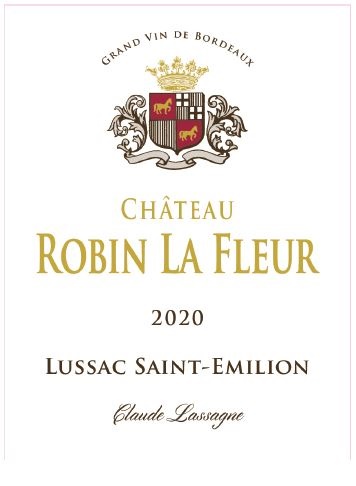Château Robin La Fleur AOC Lussac Saint-Emilion Rouge 2020