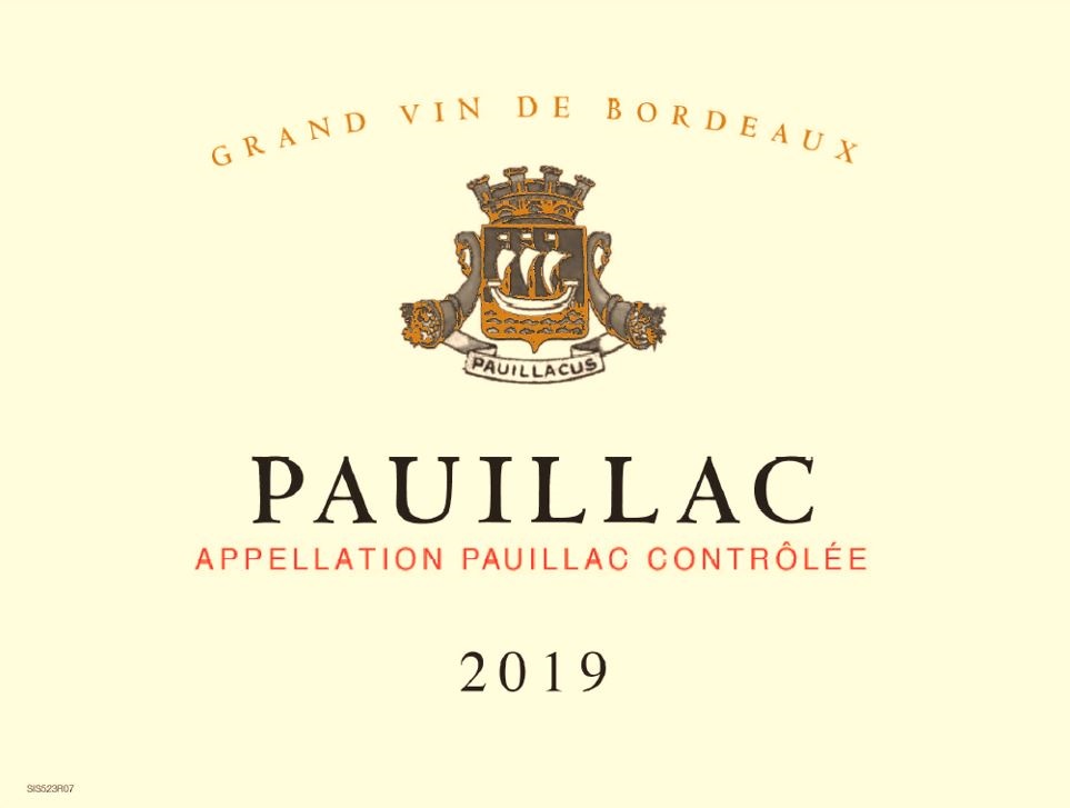 Pauillac Sichel AOC Pauillac Red 2019