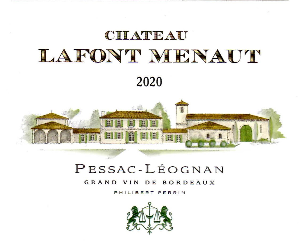 Château Lafont Menaut AOC Pessac-Léognan White 2020