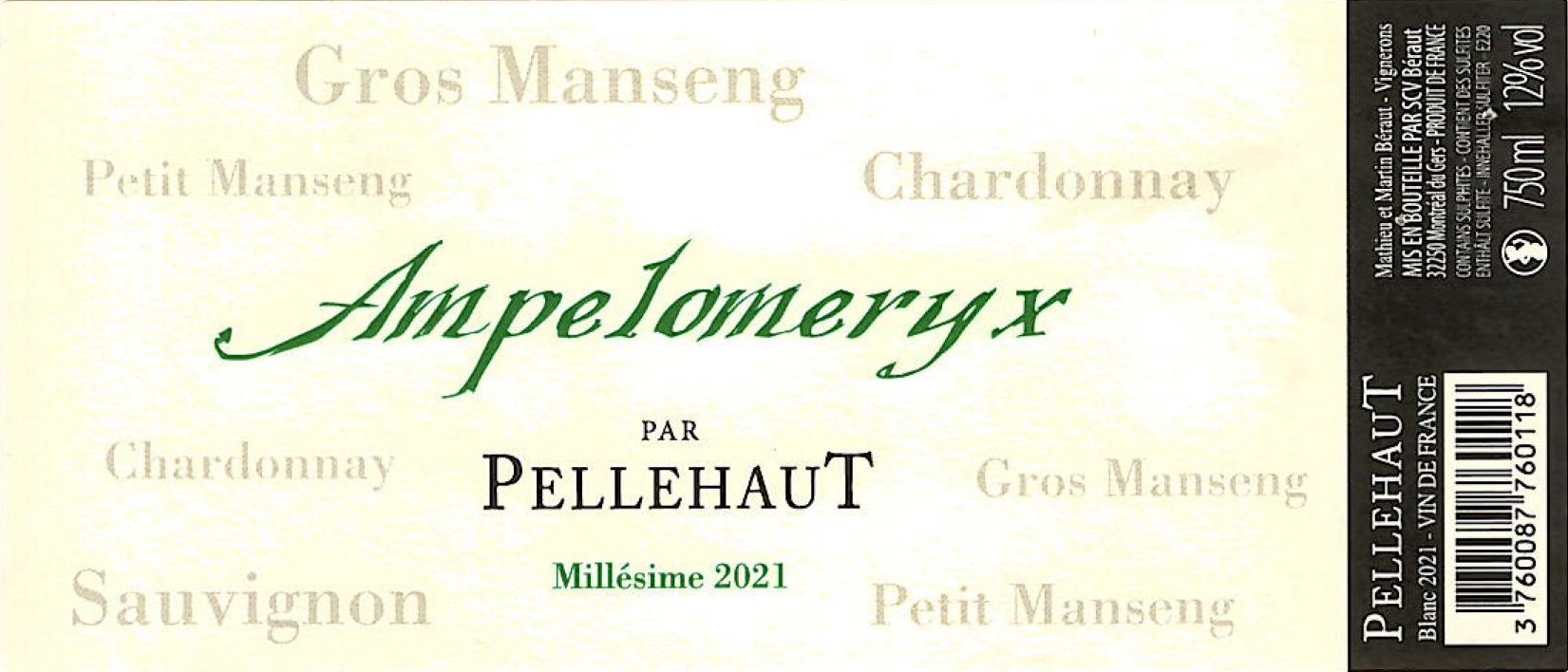 Ampelomeryx   Vin de France Blanc 2021