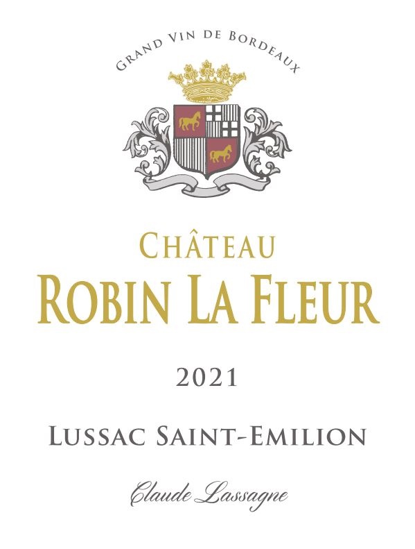 Château Robin La Fleur AOC Lussac Saint-Emilion Rouge 2021