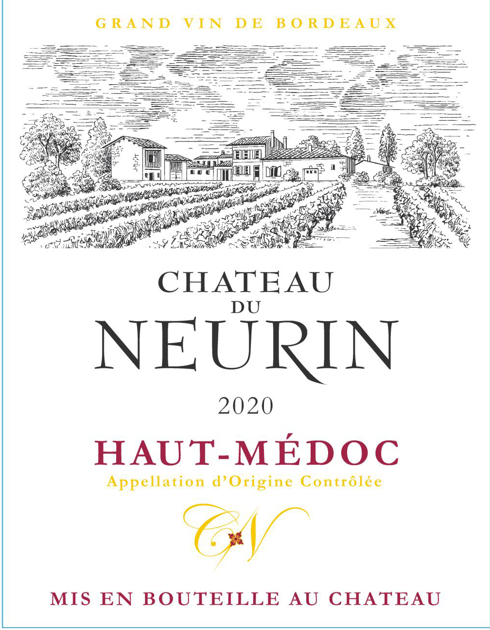 Château du Neurin AOC Haut-Médoc Rouge 2020